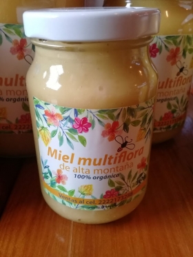 Miel tipo mantequilla, miel de abeja Cholula,
