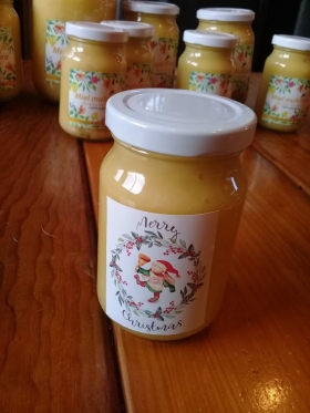 Miel tipo mantequilla, miel de abeja Cholula,